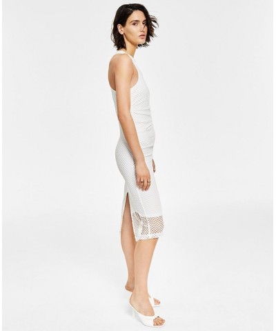 Women's Ruched Dress Porcelain $47.96 Dresses