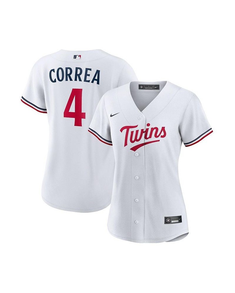 Women's Carlos Correa White Minnesota Twins Home Replica Player Jersey White $58.00 Jersey