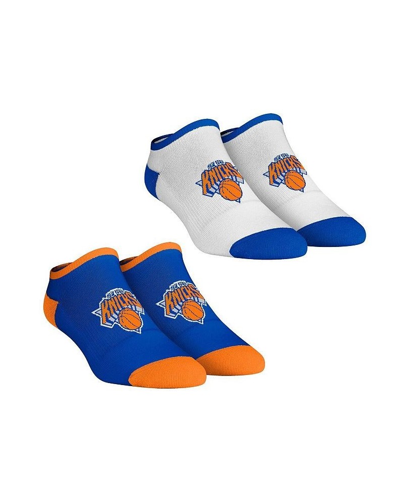 Women's Socks New York Knicks Core Team 2-Pack Low Cut Ankle Sock Set White, Blue $13.20 Socks