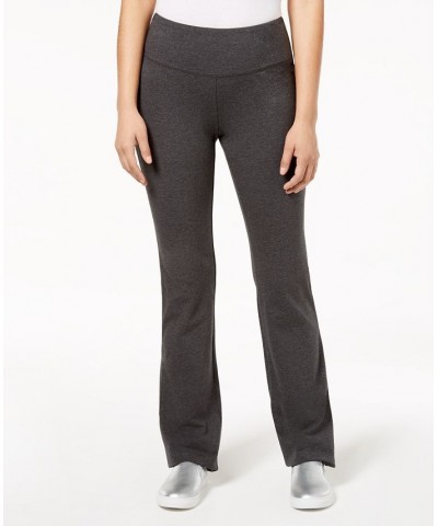 Women's Tummy-Control Bootcut Pants Charcoal Heather $10.59 Pants