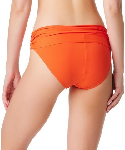 Women's Lets Get Twisted Draped Bikini Top & Sarong Hipster Bikini Bottoms Fire $47.47 Swimsuits