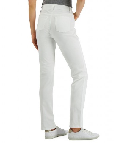 Petite High-Rise Natural Straight Leg Jeans Bright White $12.90 Jeans