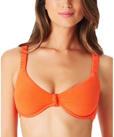 Women's Splash Bikini Top Tangerine $42.50 Swimsuits