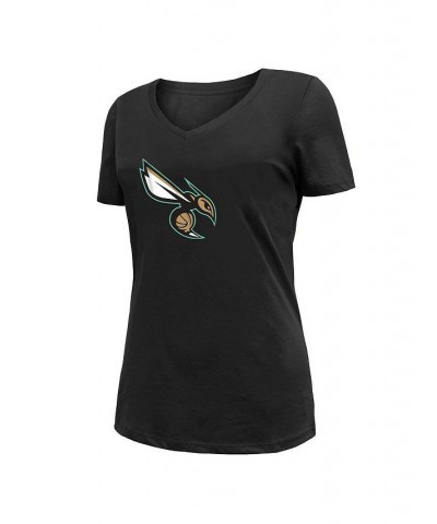 Women's Black Charlotte Hornets 2022/23 City Edition V-Neck T-shirt Black $27.72 Tops