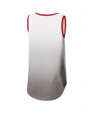 Women's White Cincinnati Reds Logo Opening Day Tank Top White $22.56 Tops