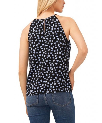 Women's Floral Halter Top Black $41.87 Tops