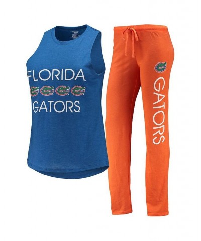 Women's Orange Royal Florida Gators Tank Top and Pants Sleep Set Orange, Royal $29.90 Pajama