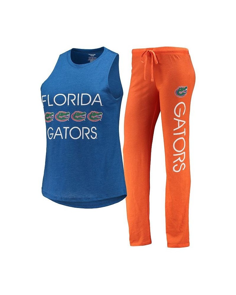 Women's Orange Royal Florida Gators Tank Top and Pants Sleep Set Orange, Royal $29.90 Pajama