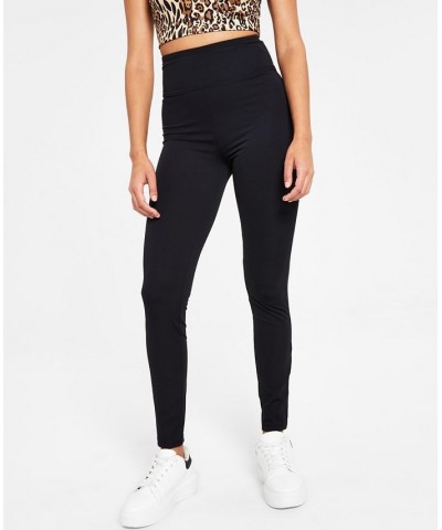 Women's Compression Bodycon Leggings Deep Black $11.79 Pants