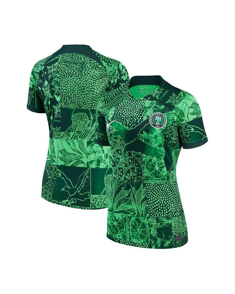 Women's Green Nigeria National Team 2022/23 Home Breathe Stadium Replica Blank Jersey Green $49.35 Jersey