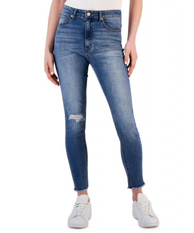 Women's Cut-Hem Mid-Rise Skinny Denim Jeans Medium Was $13.80 Jeans