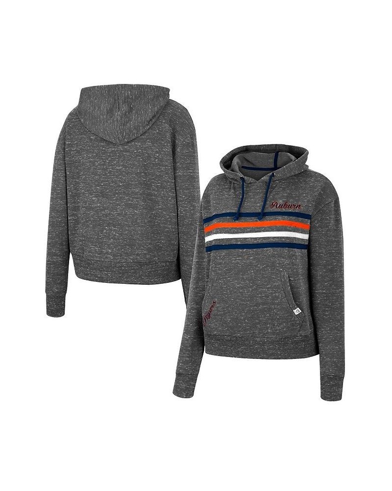 Women's Charcoal Auburn Tigers Backstage Speckled Pullover Hoodie Charcoal $34.97 Sweatshirts