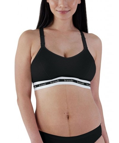 Women's Original Full Cup Pumping and Nursing Bra Black $15.64 Bras