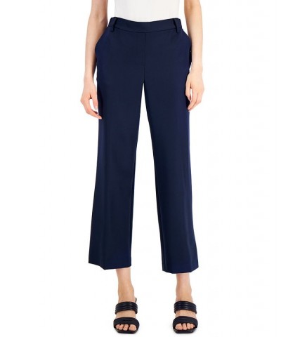 Women's Pull-On Wide-Leg Pants Blue $20.59 Pants