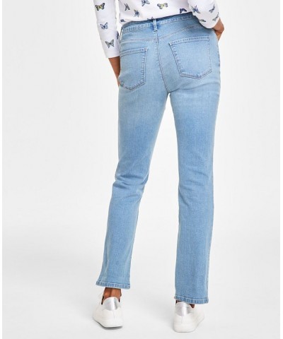 Women's Lexington Tummy Control Straight-Leg Jeans Niagara Wash $12.50 Jeans