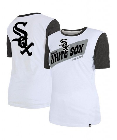 Women's White Chicago White Sox Colorblock T-shirt White $18.90 Tops