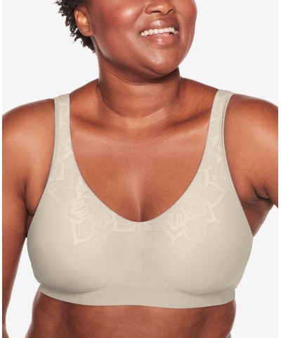 Comfort Revolution ComfortFlex Fit Seamless 2-ply Wireless Bra 3484 Almond Aztec $16.19 Bras