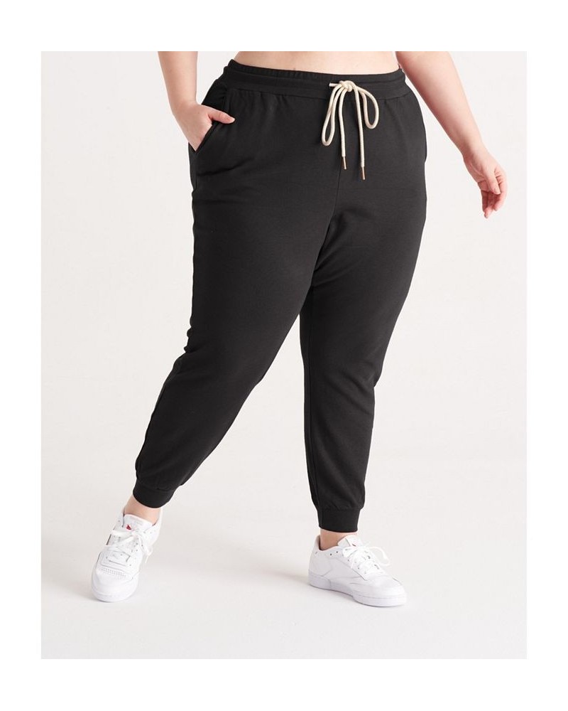 The Women's Everyday Jogger- Plus Size Vintage Black $34.92 Pants