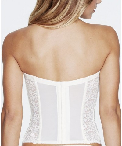 Colette Lace Strapless Bustier Corset Lingerie 8949 Ivory/Cream $38.13 Lingerie