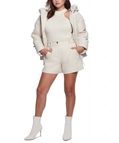 Women's Lea Hooded Padded Jacket White $65.11 Coats