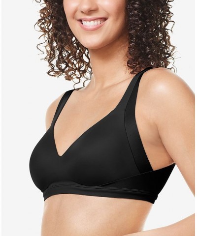 Warners No Side Effects Underarm and Back-Smoothing Comfort Wireless Lightly Lined T-Shirt Bra RA2231A Black $15.67 Bras