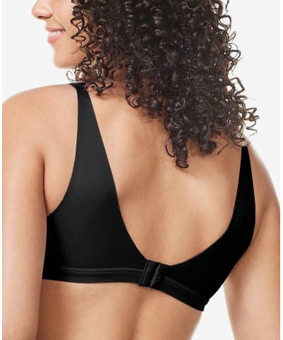 Warners No Side Effects Underarm and Back-Smoothing Comfort Wireless Lightly Lined T-Shirt Bra RA2231A Black $15.67 Bras