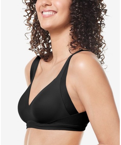 Warners No Side Effects Underarm and Back-Smoothing Comfort Wireless Lightly Lined T-Shirt Bra RA2231A Black $15.67 Bras