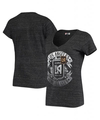 Women's 5th & Ocean by Heathered Black LAFC Tri-Blend V-Neck T-shirt Heathered Black $16.11 Tops