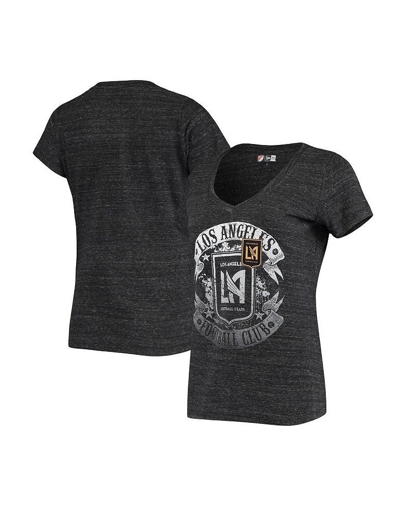 Women's 5th & Ocean by Heathered Black LAFC Tri-Blend V-Neck T-shirt Heathered Black $16.11 Tops