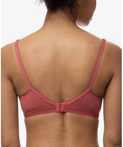 Women's Tiffany Non Padded Bralette Red $11.04 Bras