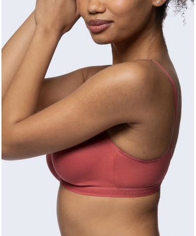 Women's Tiffany Non Padded Bralette Red $11.04 Bras