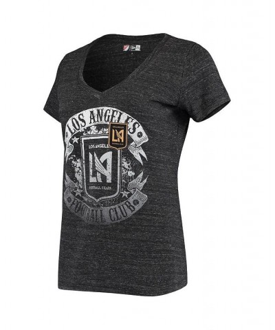 Women's 5th & Ocean by Heathered Black LAFC Tri-Blend V-Neck T-shirt Heathered Black $16.11 Tops