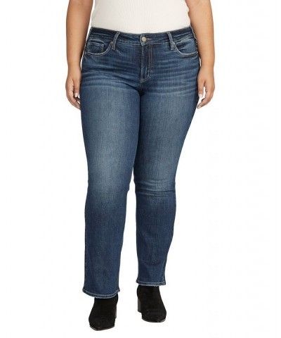 Plus Size Suki Mid Rise Slim Bootcut Jeans Indigo $32.38 Jeans