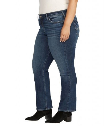 Plus Size Suki Mid Rise Slim Bootcut Jeans Indigo $32.38 Jeans