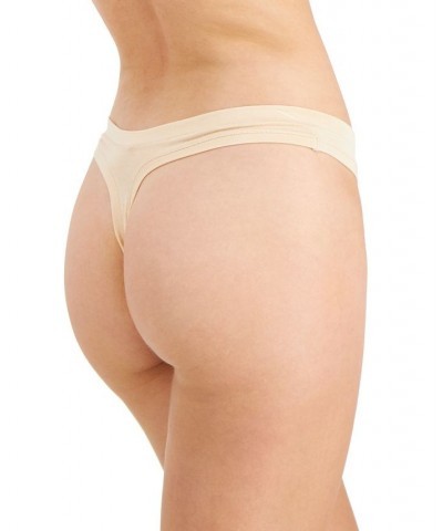 Ultra Soft Mix-and-Match Thong Underwear Grey Stripe $9.43 Panty