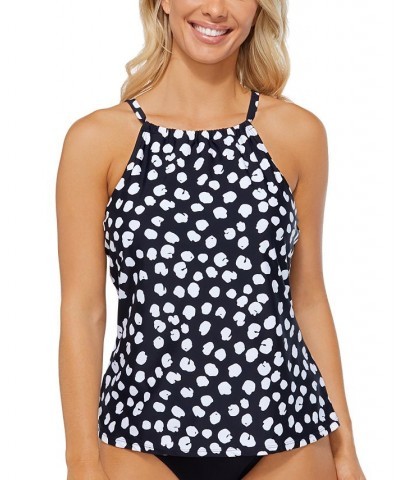 Cali Printed Adjustable Underwire Tankini Black/White $20.00 Swimsuits