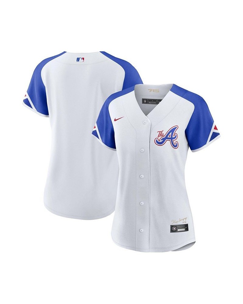 Women's White Atlanta Braves 2023 City Connect Replica Jersey White $75.00 Jersey