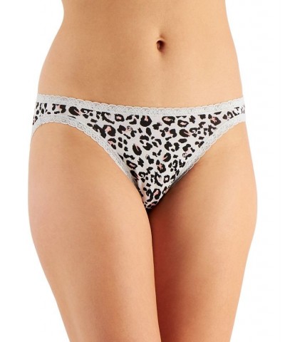 Women’s Lace Trim Bikini Underwear Leopard $8.63 Panty