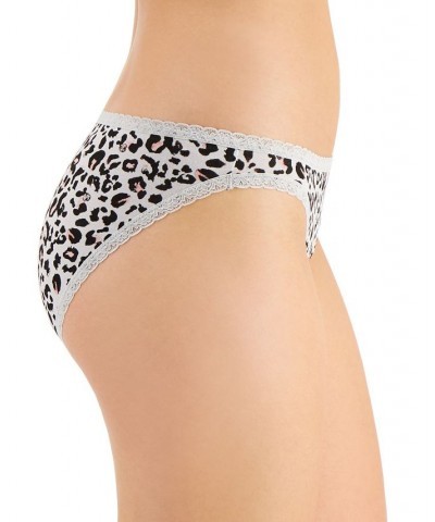 Women’s Lace Trim Bikini Underwear Leopard $8.63 Panty