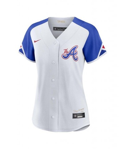 Women's White Atlanta Braves 2023 City Connect Replica Jersey White $75.00 Jersey