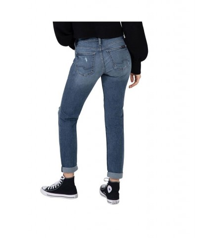 Women's The Curvy Boyfriend Jeans Indigo $30.68 Jeans