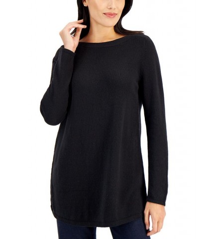 Women's Tunic Sweater Deep Black $13.30 Sweaters