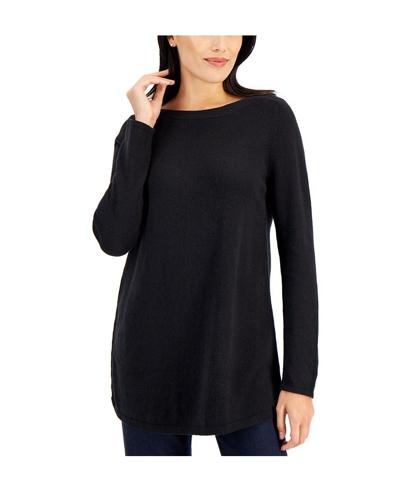 Women's Tunic Sweater Deep Black $13.30 Sweaters