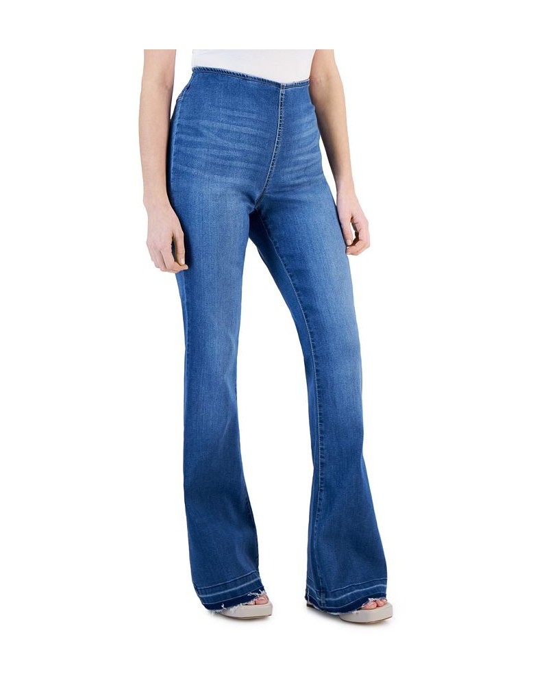 Petite Pull-On Released-Hem Jeans Medium Indigo $21.93 Jeans