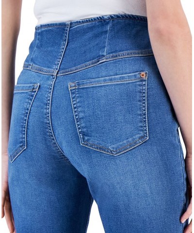 Petite Pull-On Released-Hem Jeans Medium Indigo $21.93 Jeans