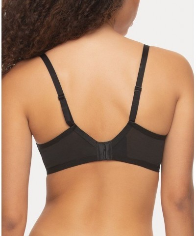 Women's Ethereal Sheer Mesh Underwire Bra 115159 Black $17.66 Bras