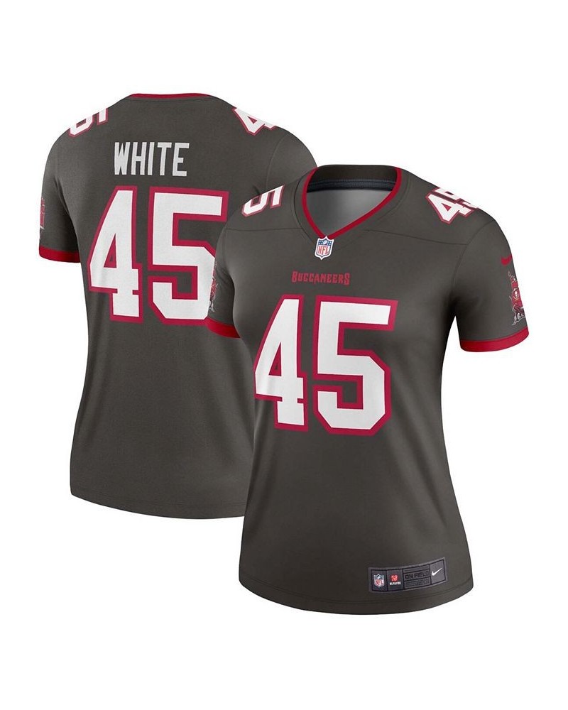 Women's Devin White Pewter Tampa Bay Buccaneers Alternate Legend Jersey Pewter $51.70 Jersey