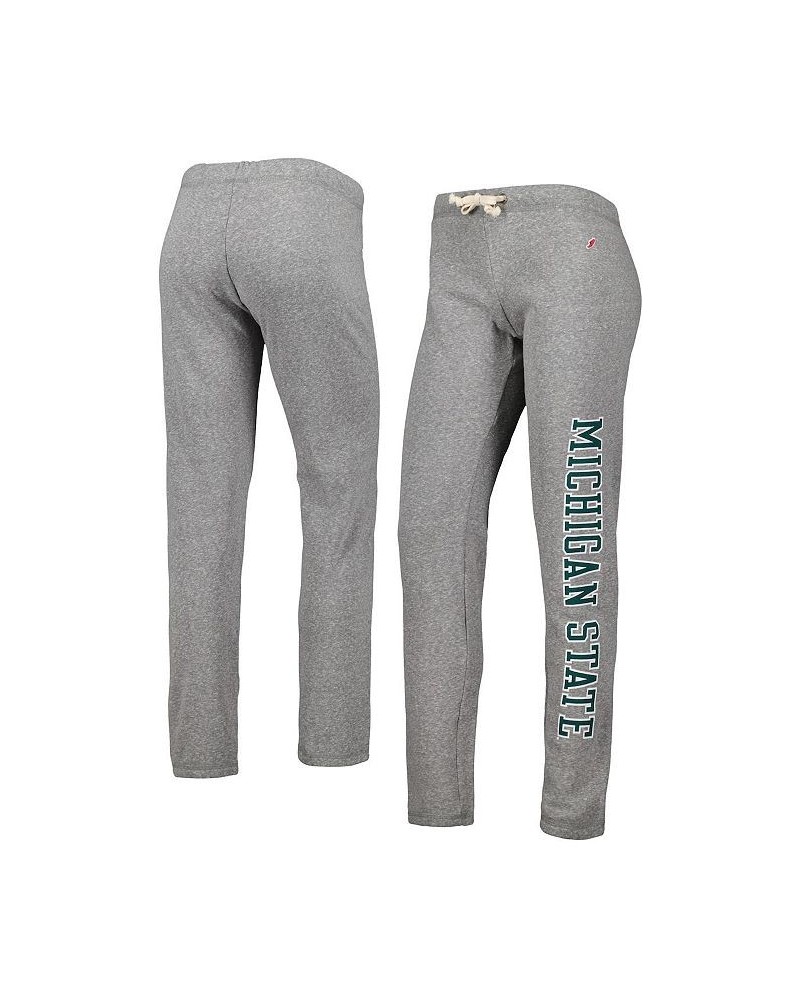 Women's Heather Gray Michigan State Spartans Victory Springs Tri-Blend Jogger Pants Heather Gray $36.75 Pants