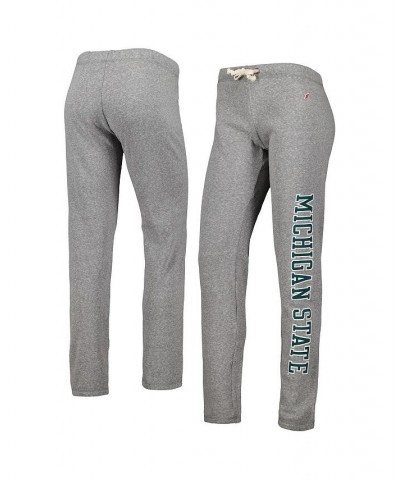 Women's Heather Gray Michigan State Spartans Victory Springs Tri-Blend Jogger Pants Heather Gray $36.75 Pants