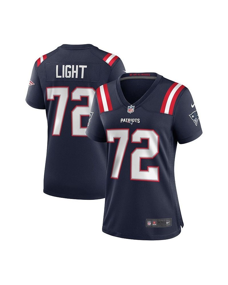 Women's Matt Light Navy New England Patriots Game Retired Player Jersey Navy $43.40 Jersey